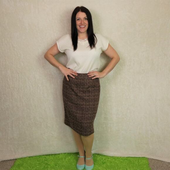 Vintage Le Suit Tweed Skirt - Picture 1 of 4